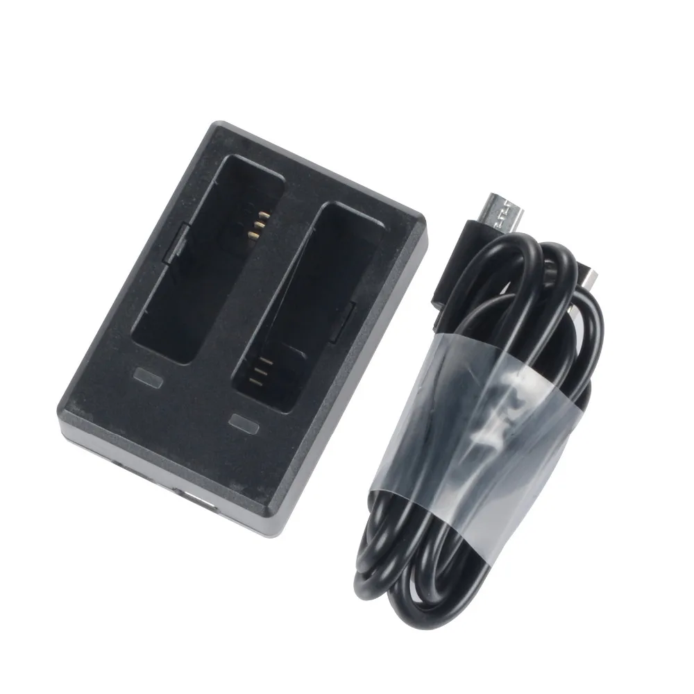 Аккумулятор SJCAM SJ8000 Pro 2 шт. батареи + двойное зарядное устройство USB литий ионный