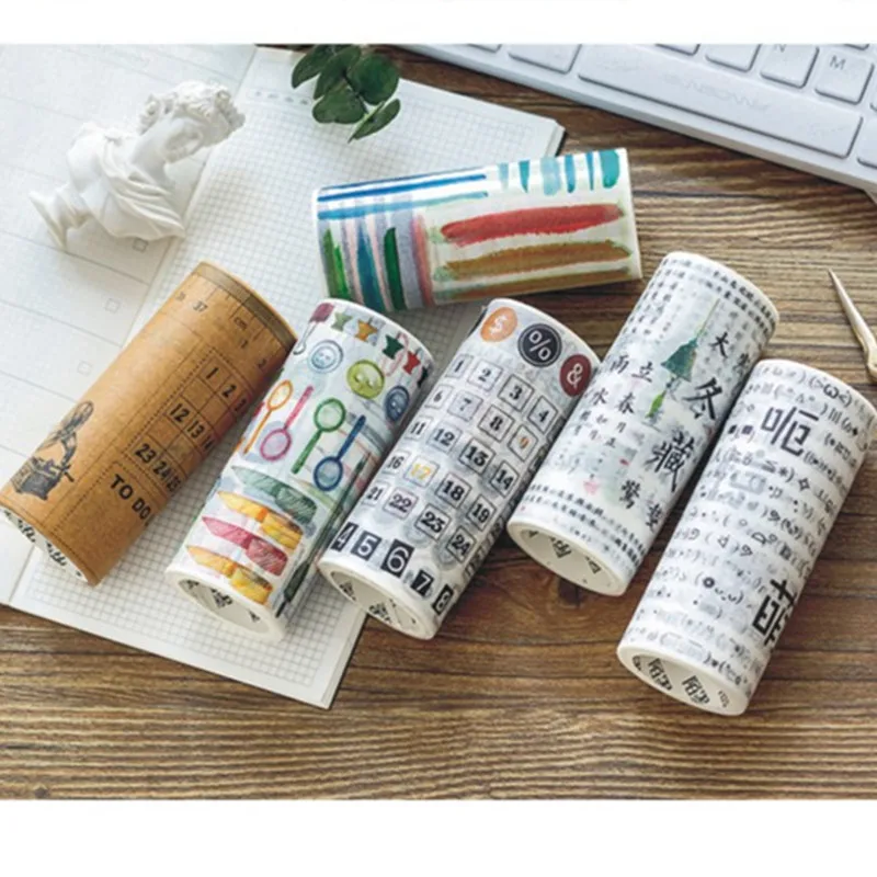 

Mo.Card Deco. small things 10 cm paper masking Tape Scrapbooking Decoration Stationery washi Tape