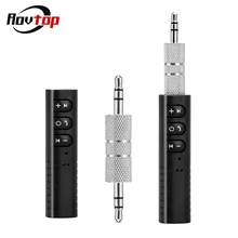 Rovtop Mini 3,5 мм разъем Bluetooth автомобильный комплект Handsfree Музыка Аудио приемник адаптер авто Bluetooth AUX для динамика наушников автомобиля Z4