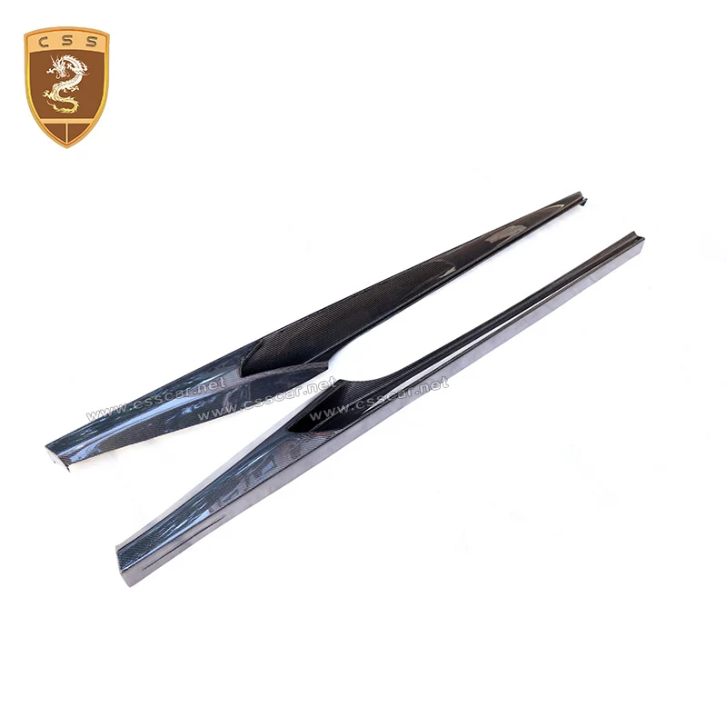 Big promotion 100% carbon fiber side skirt for Ferrari 488 car styling car body kits side skirt accessories hot 2018 for ferrari