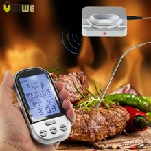 Household BBQ Thermometers Wireless Digital Oven And Grill Meat Cooking Remote Kitchen Thermometer And Timer With Long Probe