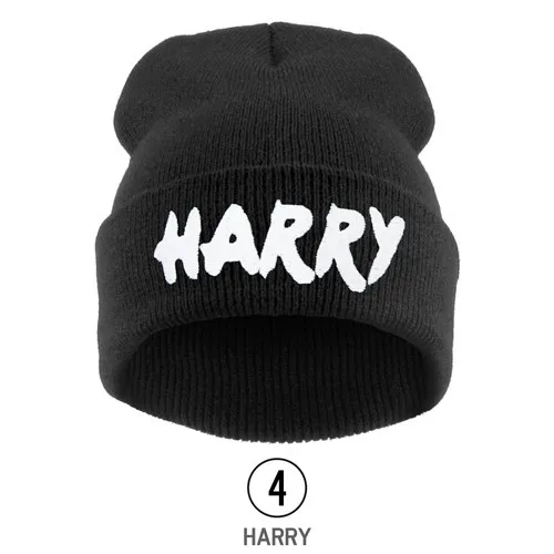 

Happy letter Winter Fashion Embroidery Hiphop Beanies Homies Knitted Hats for Women Men Cap Gorro Touca Sport Hat Outdoor