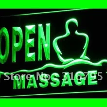 I155 открытый массаж тела ног магазин рекламы светодиодный неоновый свет знак включения/выключения 20+ цвета 5 размеров