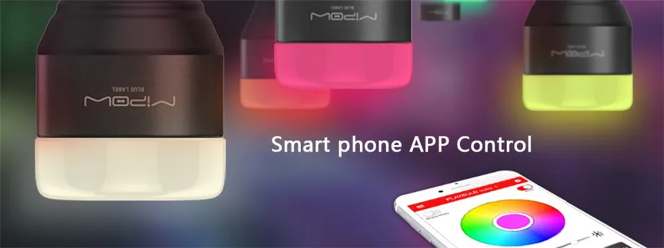 MIPOW Bluetooth умный светодиодный светильник 5 Вт E27 Playbulb приложение смартфон группа управления светодиодный с регулируемой яркостью изменение цвета умная подсветка