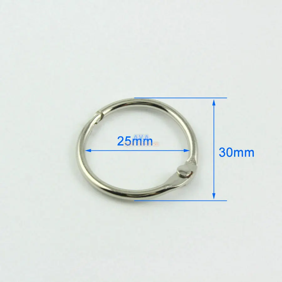 25mm Metal Curtain Rings Curtain Open Rings Sliding Hook 50 Pieces