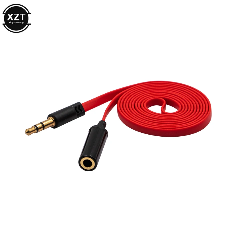 

1m Gold Plated Headphone Extension Cable 3.5mm Jack Male to Female AUX Cable M/F Audio Stereo Earphone Extender Cord For iphone
