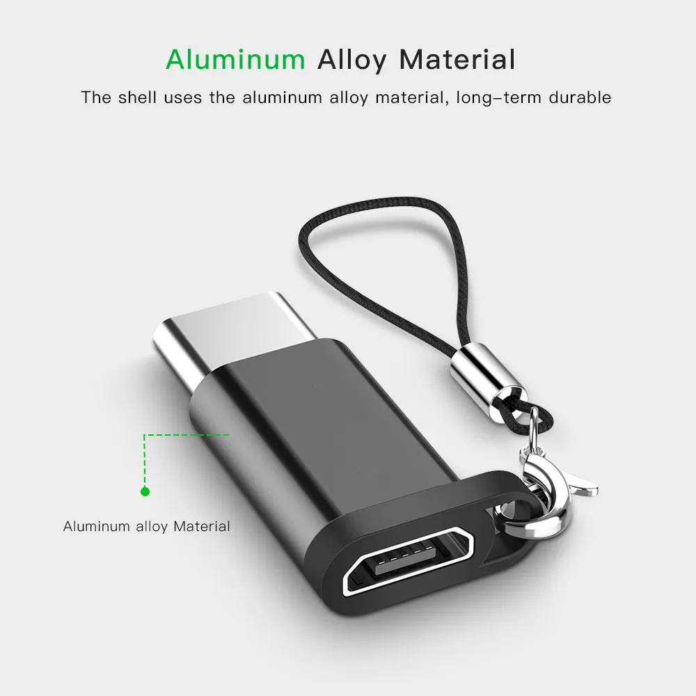Адаптер USB C к Micro кабель конвертер Type адаптер 3 1 для Macbook Samsung Galaxy S9 S8 Huawei P10 P9 OTG