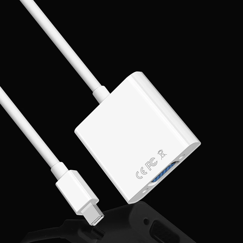 Mini DP To VGA Video Adapter 1080p Thunderbolt DisplayPort To VGA Cables for Apple Macbook Pro Air Projector DP VGA Audio Cable Mini DP To VGA Video Adapter 1080p Thunderbolt DisplayPort To VGA Cables for Apple Macbook Pro Air Projector DP VGA Audio Cable