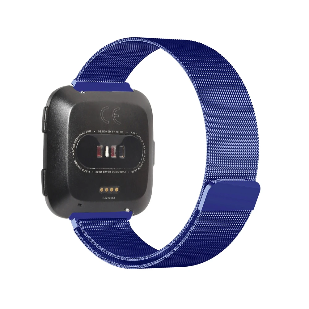 23 мм часы полосы для Fitbit Versa полосы Milanese Loop Сталь Металл Замена Браслет ремешок для Fitbit Versa