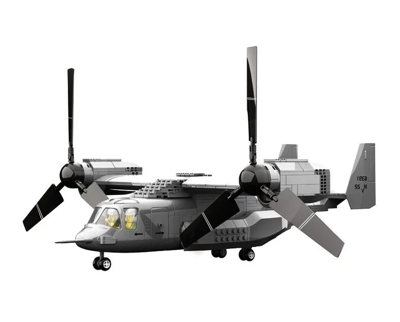 Wange JX006 Военная серия американский V 22 OSPREY тильтртор самолет 1:44 модель