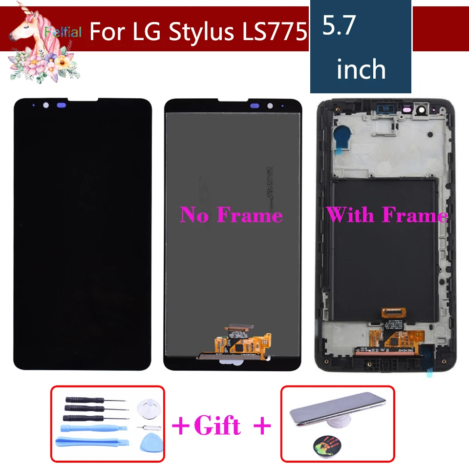 5.7&quot Original Display For LG Stylus 2 K520 LS775 LCD Touch Screen with Frame Assembly Complete Replacement | Мобильные телефоны