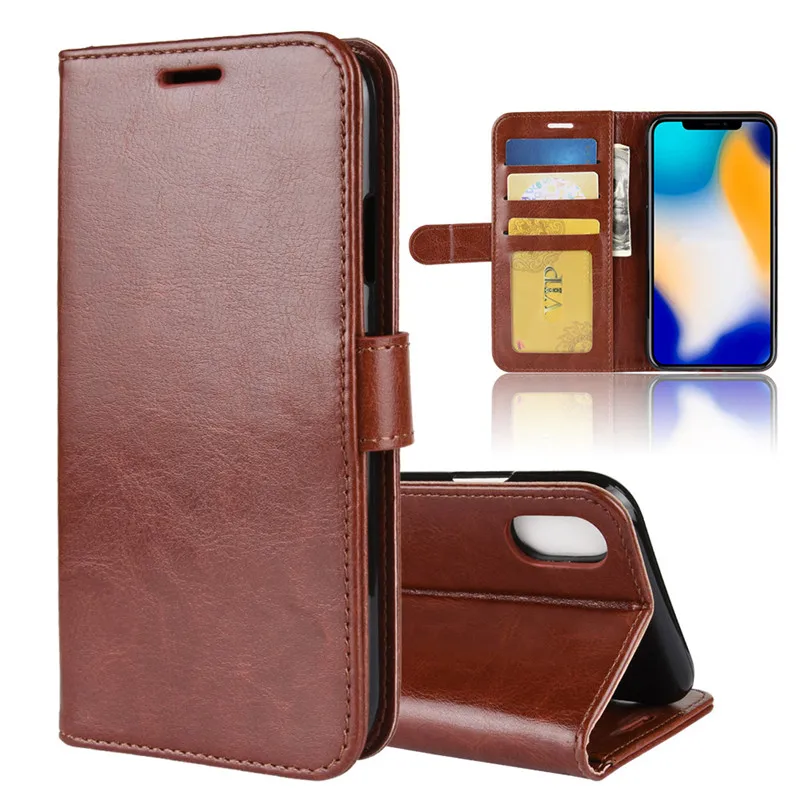 For Apple iPhone 9 Plus Wallet PU Leather Case iPhone9 Luxury Flip Phone Cover Coque with Card Slot |