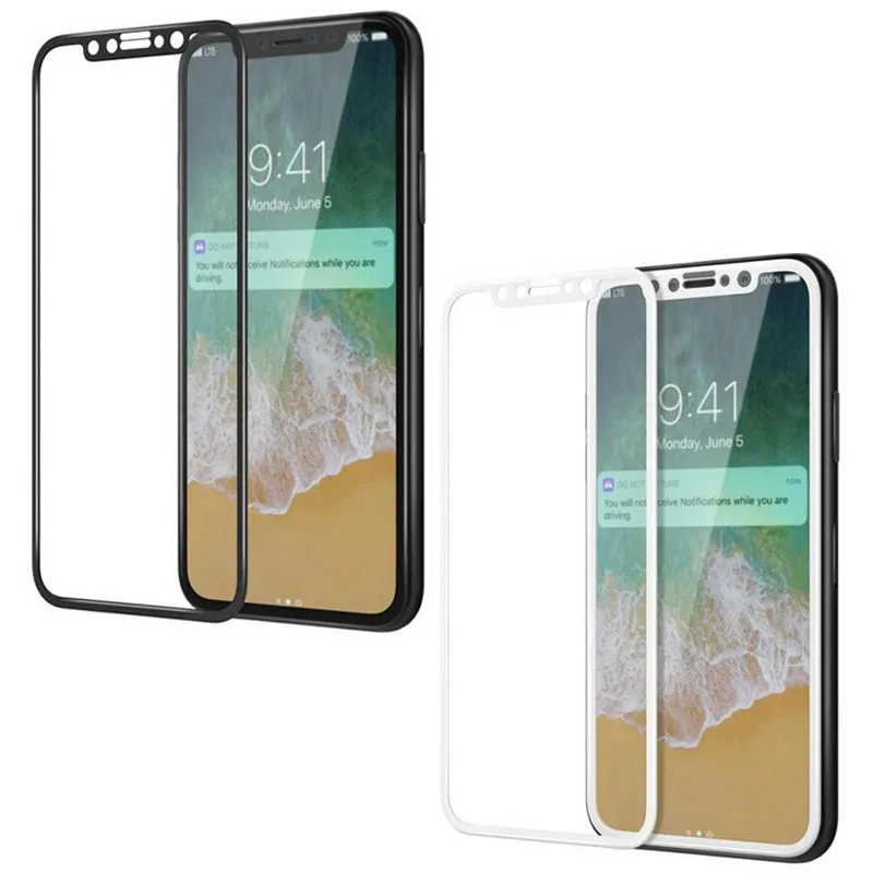 Защитная 3D пленка на весь экран для iphone8 iphoneX закаленное стекло защитный iphone X/10 8
