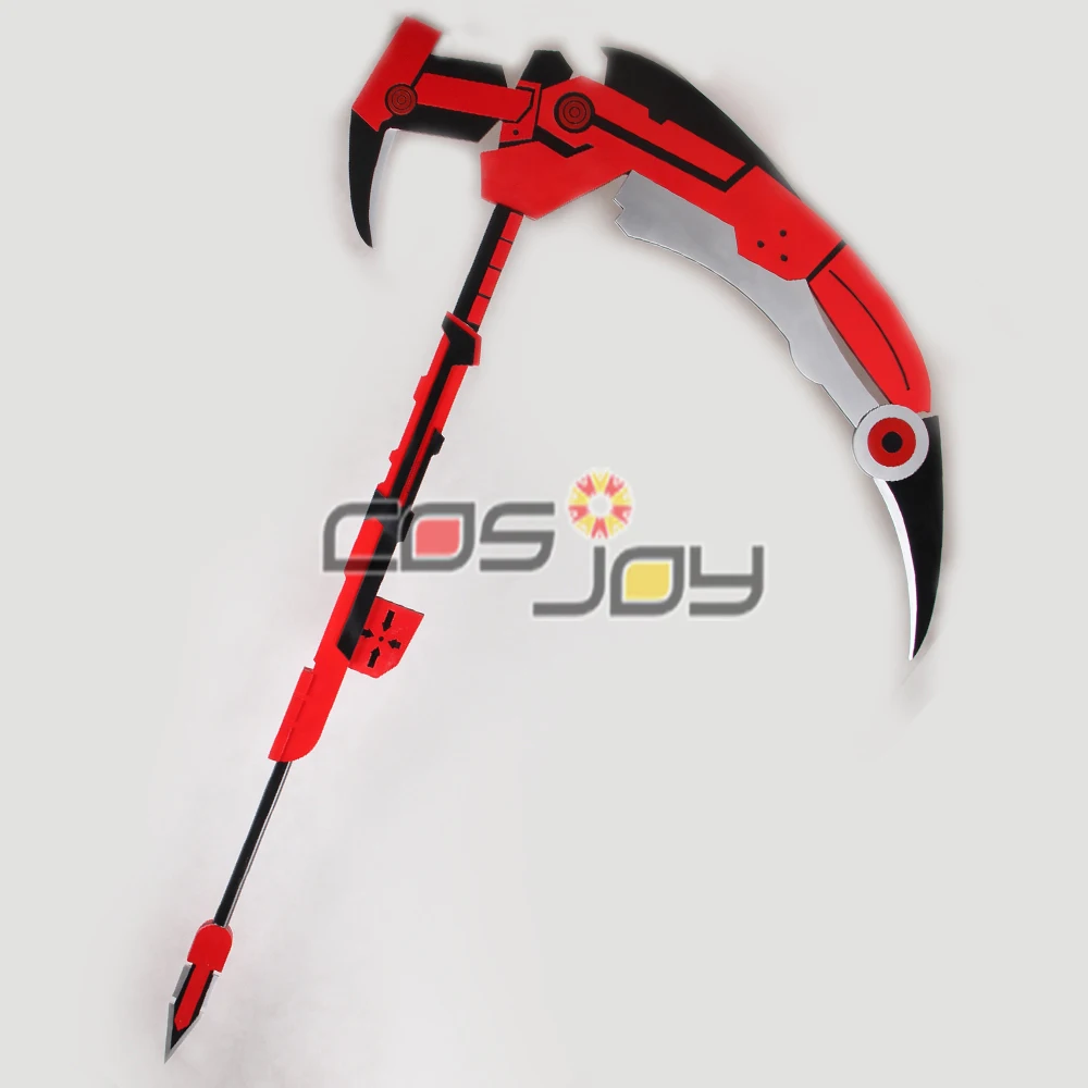 

72" RWBY Ruby Crescent Rose the High Velocity Sniper-Scythe Cosplay Prop-1196