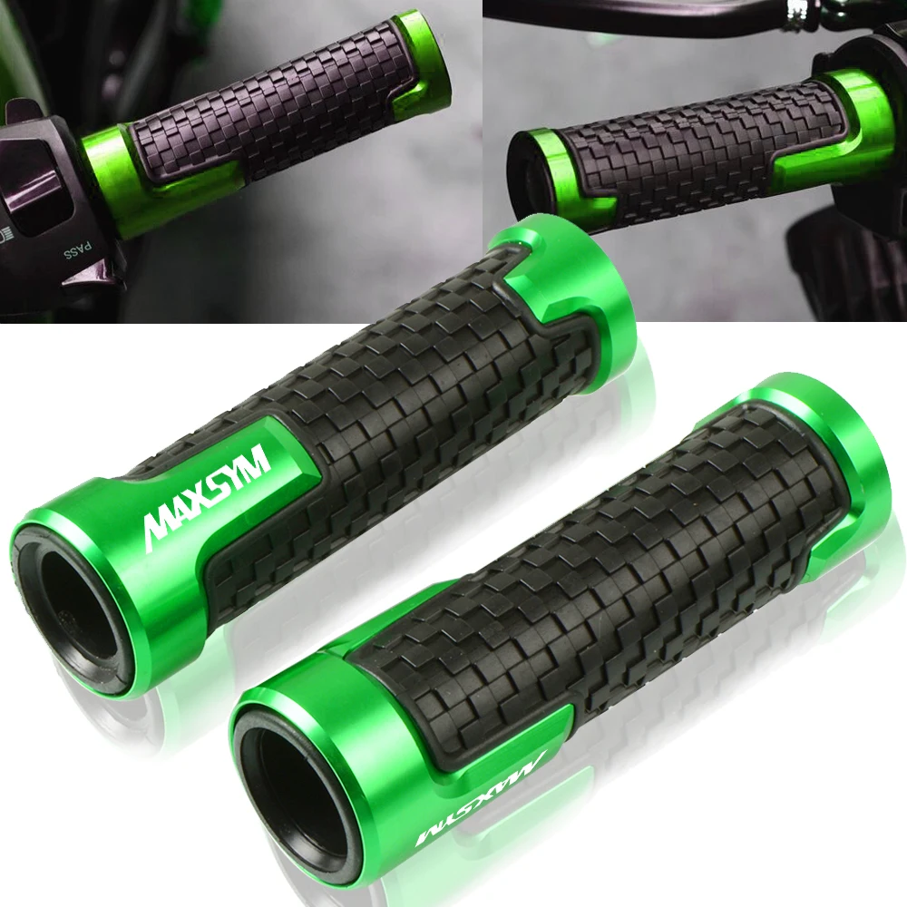 

Motorcycle Accessorie Non Slip Rubber Scooter Handle Bar Grips Handlebar Hand Bar Grip 7/8 22mm For Sym MAXSYM 400 400i 600 600i