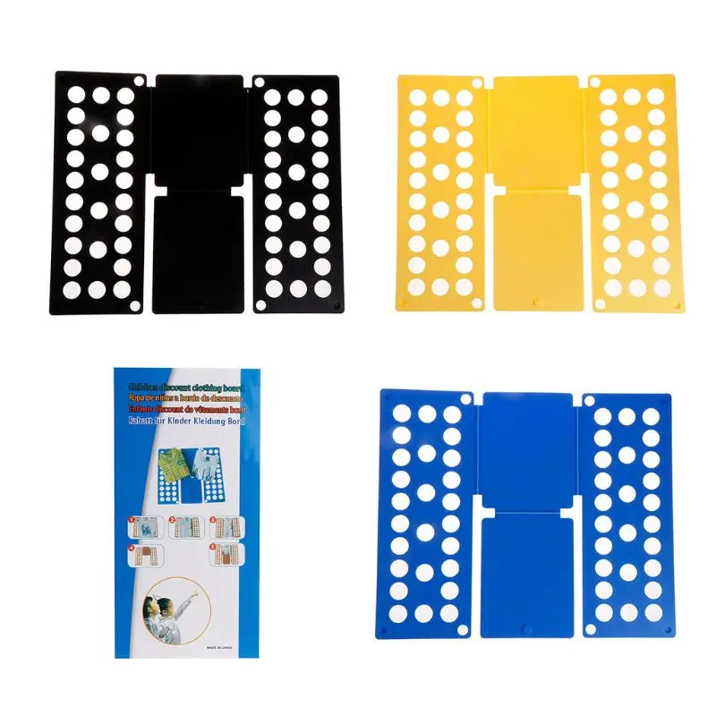 48x40cm Magic Save Time Clothes Folding Board Multi-functional T-Shirt Quick Folders Organizer Laundry Plastic Home Storage Tool