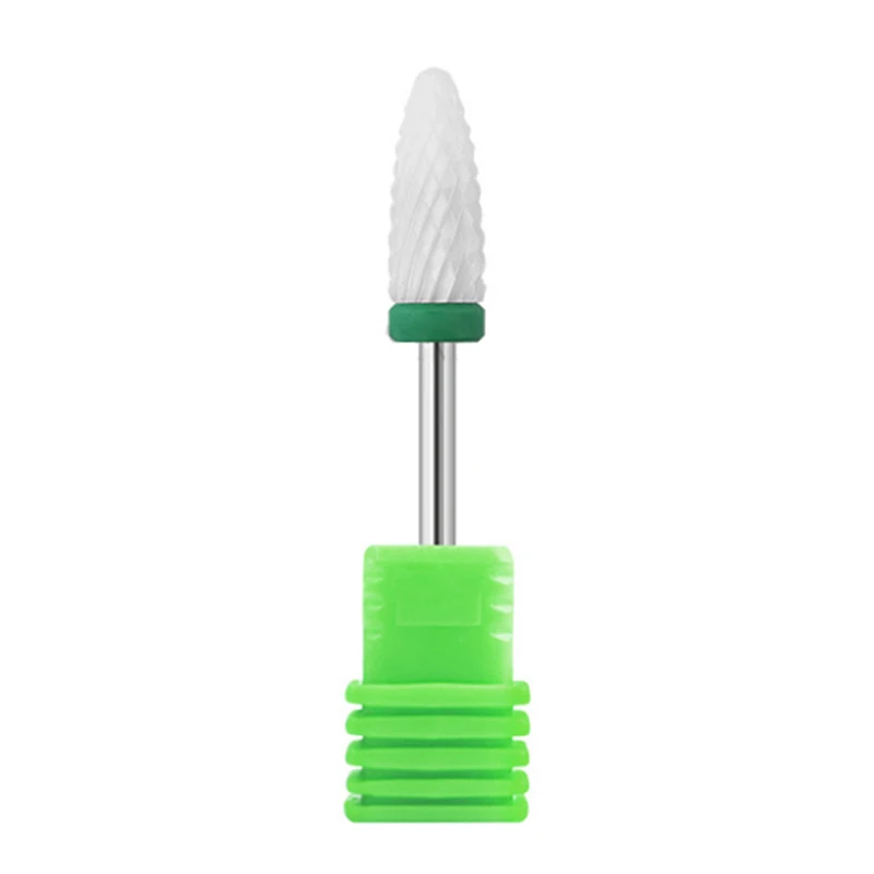 

Nail Cone Tip Ceramic Drill Bits Electric Cuticle Clean Rotary For Manicure Pedicure Grinding Head Sander Tool 1Pcs