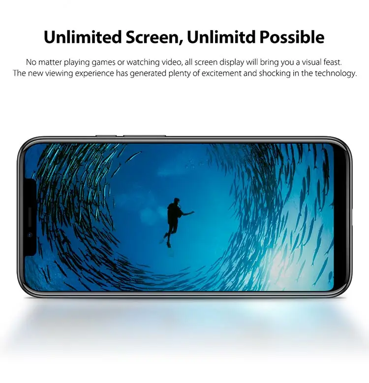 ULEFONE X 4GB RAM 64GB ROM MTK6763 2.0GHz Octa Core 5.85 Inch HD+ Full Screen Dual Camera Android 8.1 4G LTE Smartphone