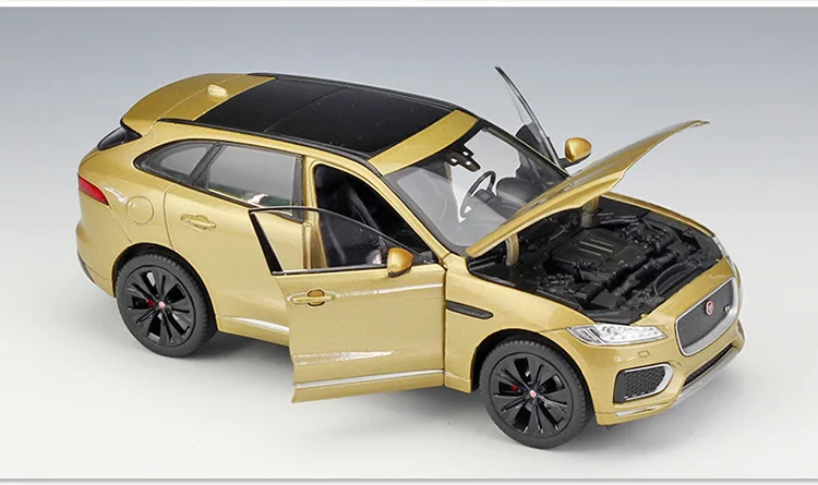 WELLY 1/24 масштаб Британия Ягуар F-Pace SUV литая модель металлическая модель автомобиля игрушка для подарка/детей/коллекции