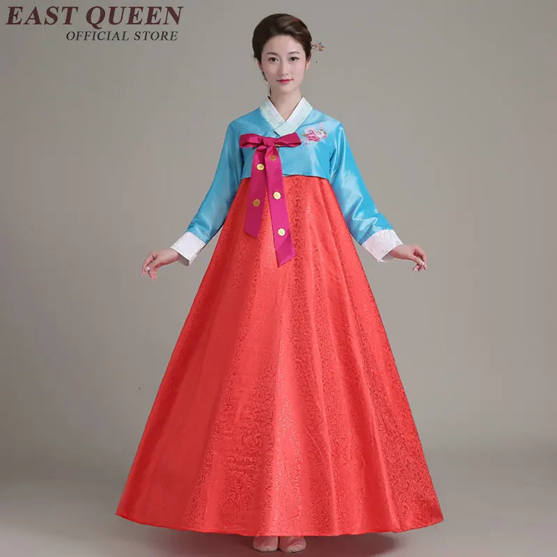 Ханбок корейская традиционная корейские свадебные ханбок Корея Корейский ханбок платье 2018 Новые Поступления Одежда Южная Корея AA1049