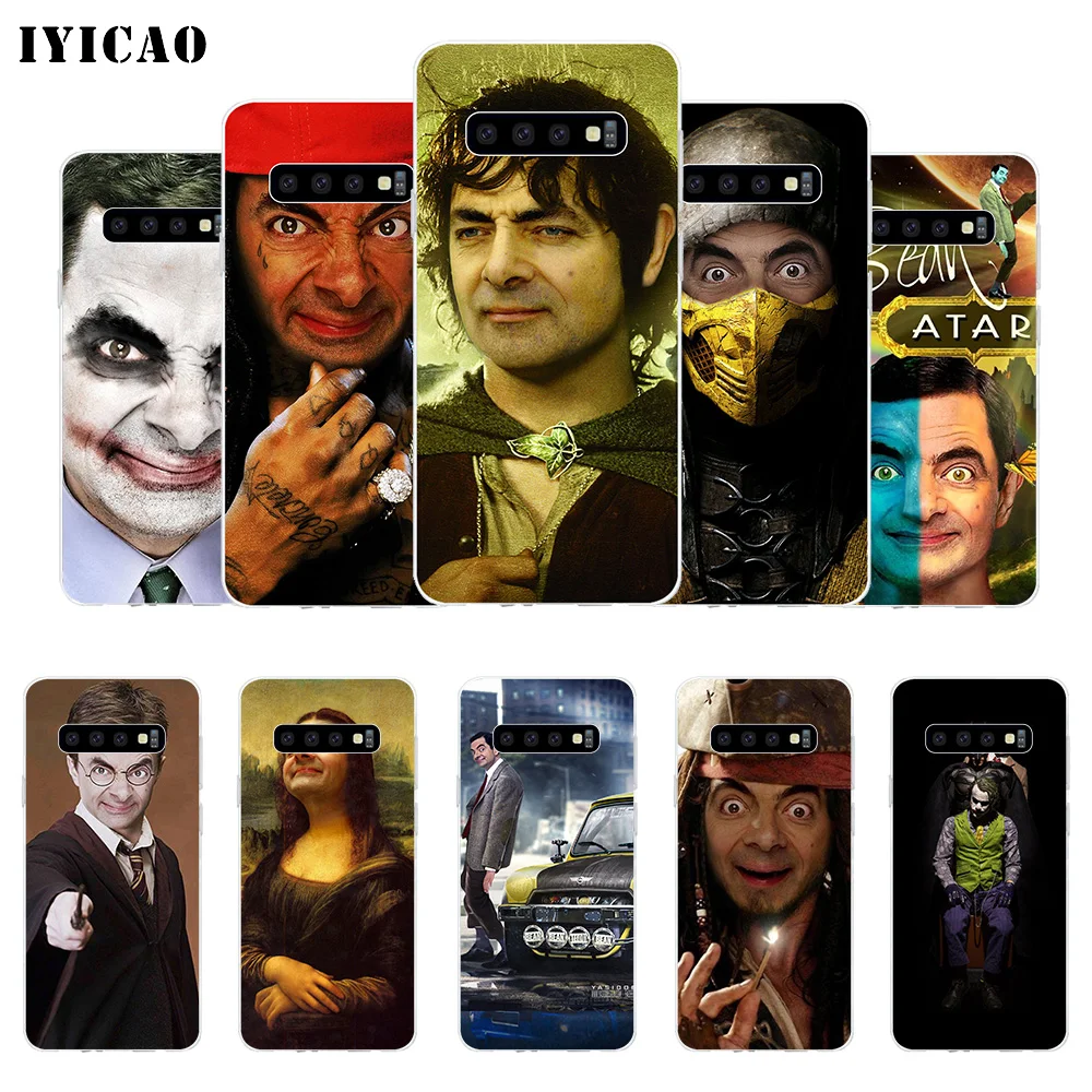 IYICAO Забавный Мягкий силиконовый чехол для телефона Mr Bean Samsung Galaxy S10e S10 S9 S8 Plus S7 Edge TPU