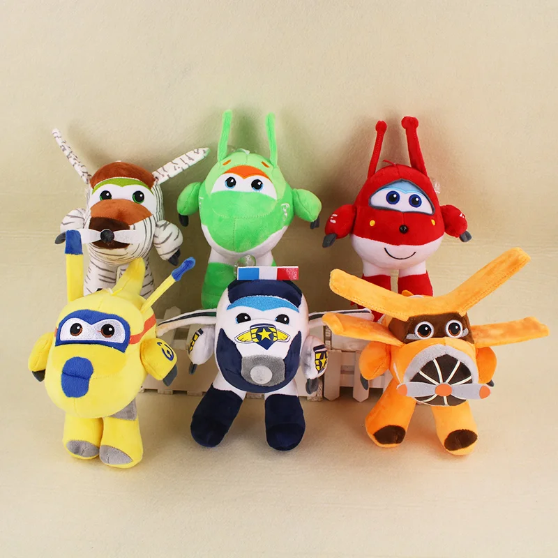 Плюшевые присоски Super Wings кулоны куклы Донни и мира Джетт Grand Альберт пол Белло