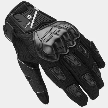 Мото мотоциклетный гоночный перчатки с подогревом сенсорный экран guantes moto cicleta gant moto rbike luva moto ciclista дышащая - Цвет: RBG031 black