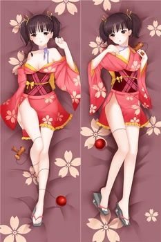 

Mumei Japanese Anime Pillow Kabaneri of the Iron Fortress Hugging Body Pillow Cover Pillow Case Bedding Pillowcase Dakimakura