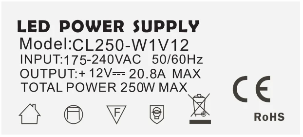 SANPU 250 W импульсный источник питания поставки единиц 12 V 20 A Светодиодный драйвер AC/DC Трансформаторы освещения для светодиоды для помещения полосы