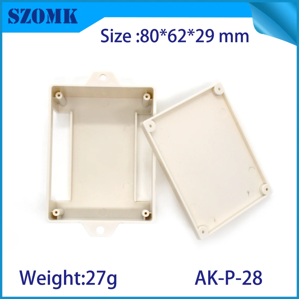szomk plastic PLC enclosure din rail plastic instrument casing device box (9)