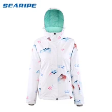 SEARIPE зимняя Лыжная куртка женская Высококачественная ветрозащитная Водонепроницаемая теплая куртка зимняя Лыжная куртка для кемпинга зимняя куртка для сноуборда бренды