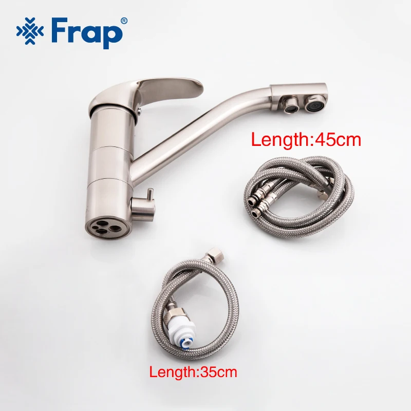 High-end Brass Body Nickel Brushed Kitchen faucet