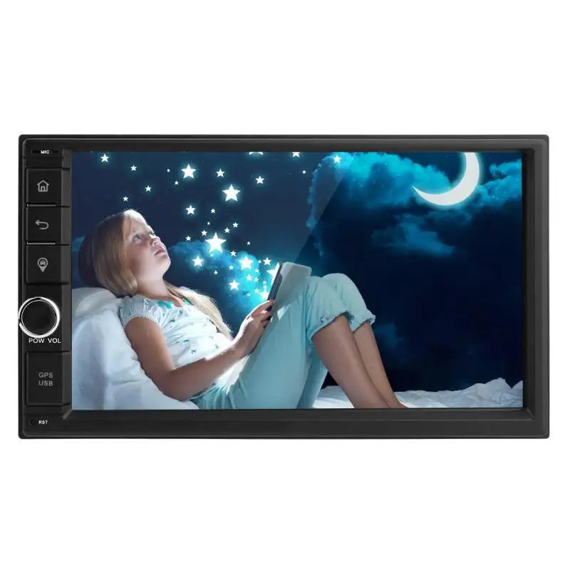 

7in Touch Screen 2Din 4G WiFi Bluetooth Quad-core High Definition Camera Car Multimedia Player GPS Navigator Stereo Radio