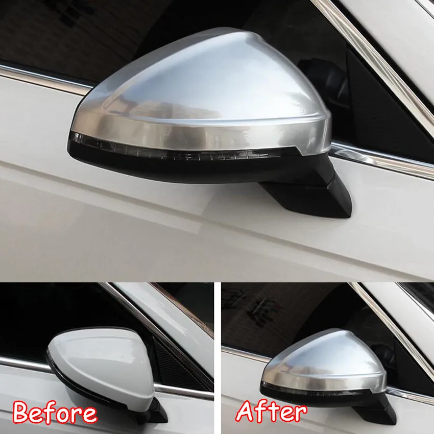 YAQUICKA ABS Car Exterior Side Rearview Mirror Decoration Cover Trim Car Styling For Audi A4L 2017 Auto Parts Accessories YAQUICKA ABS Car Exterior Side Rearview Mirror Decoration Cover Trim Car Styling For Audi A4L 2017 Auto Parts Accessories