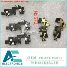 Для Нубия M2 Глобальный NX573J USB Зарядное устройство Порты и разъёмы Разъем платы микрофоном зарядки Шлейф аксессуаров связки(bundle