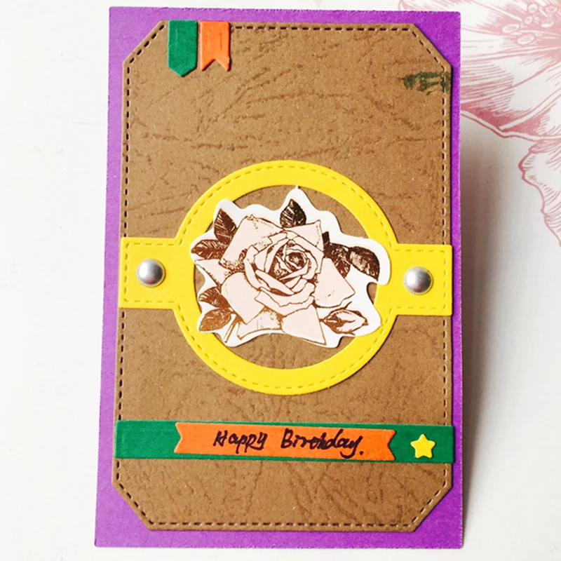 

YLCD1125 Cover Set Metal Cutting Dies For Scrapbooking Stencils DIY Album Cards Decoration Embossing Folder Die Cuts Tools New