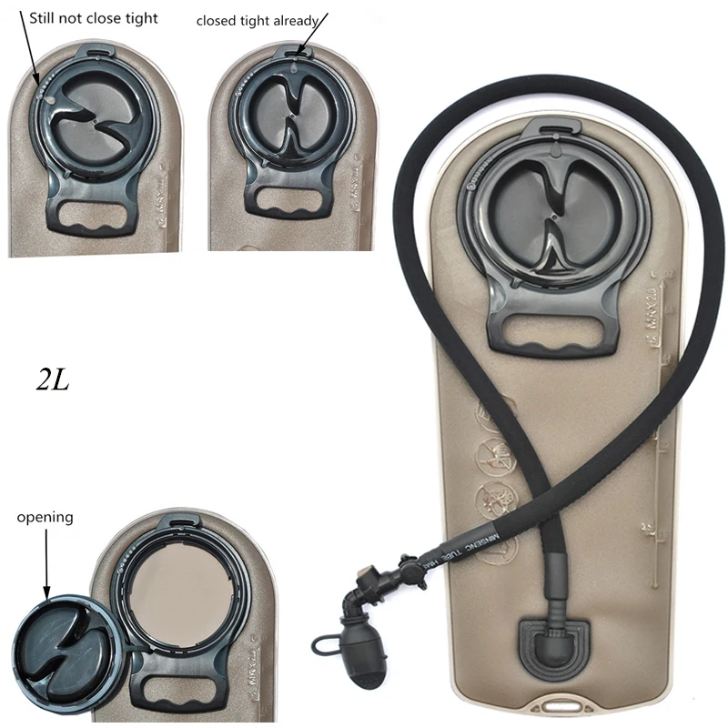 Military Tactical TPU 2L 2.5L 3L Water Bag Bladder Cycling Outdoor Travel Waterbag Combat Climbing
