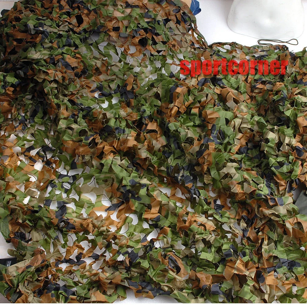 6.5x9.8ft камуфляж Для Охоты Военная камуфляжная сетка джунгли камуфляж 2x3 м Woodland Leavesh