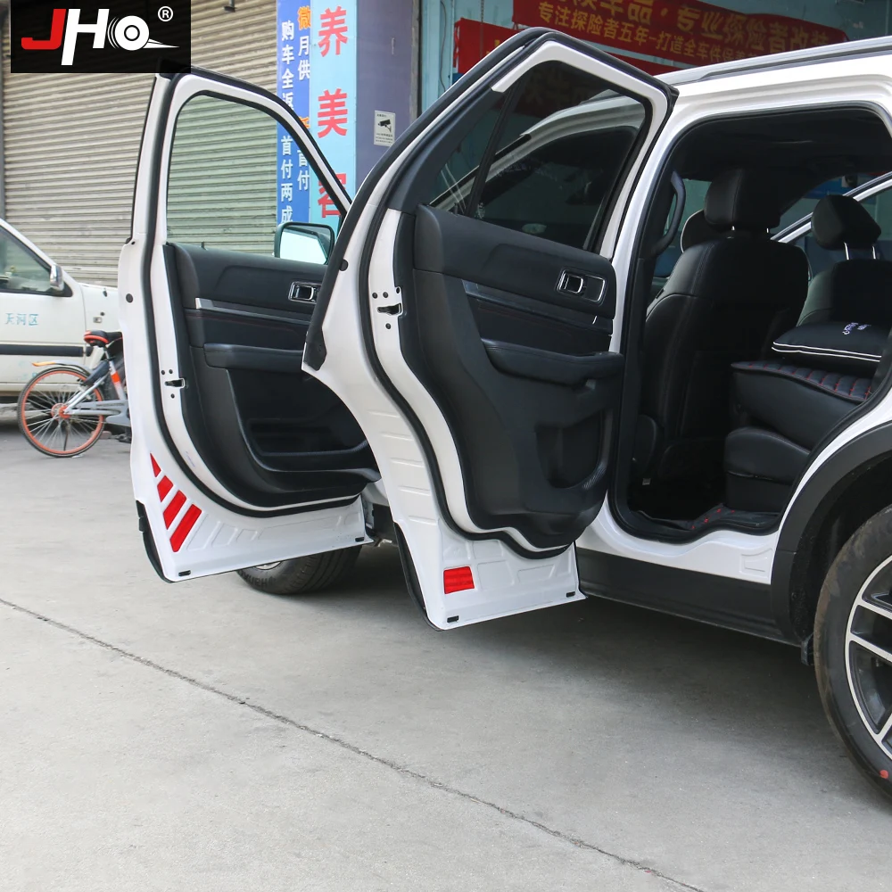 Светоотражающие защитные наклейки JHO для дверей Ford Explorer 2011 2019 17 18 Jeep Grand Cherokee 2020