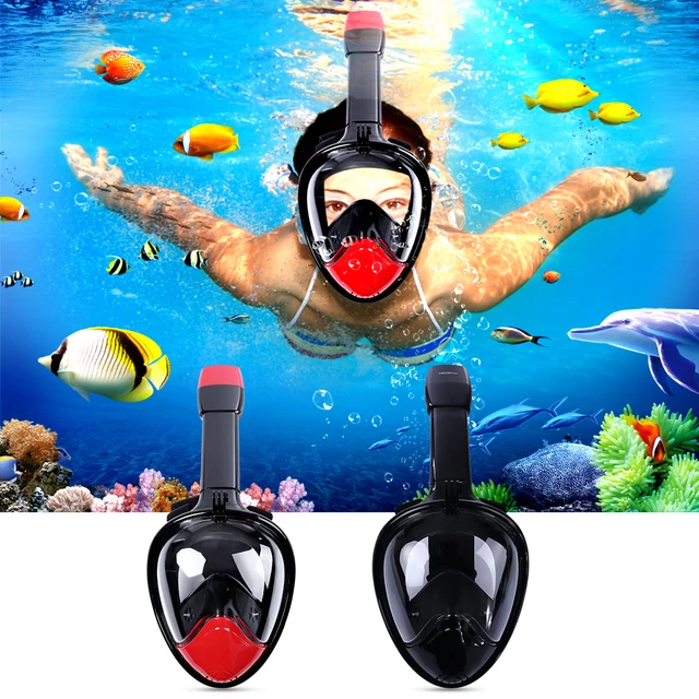 Underwater Diving Mask Snorkel Set Swimming Training Scuba mergulho