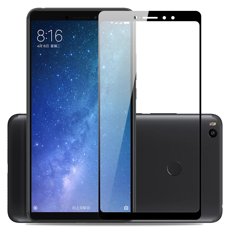 MAKAVO 2 упаковки для Xiaomi Mi Max 3 Закаленное Стекло 9H 2.5D Взрывозащищенная защитная