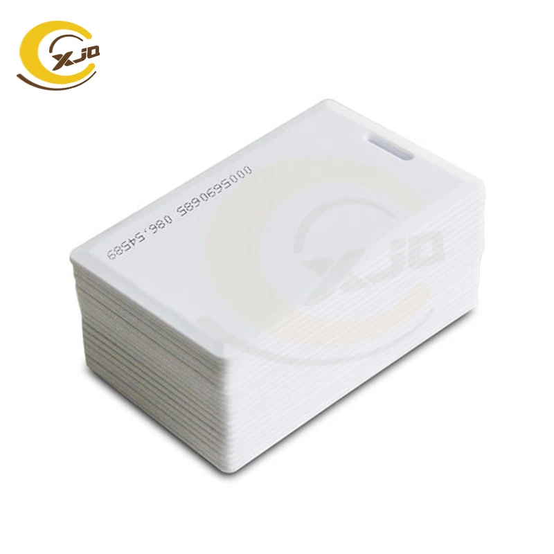 XJQ Бесплатная доставка RFID толстая карта 125 кГц TK4100 система контроля допуска к