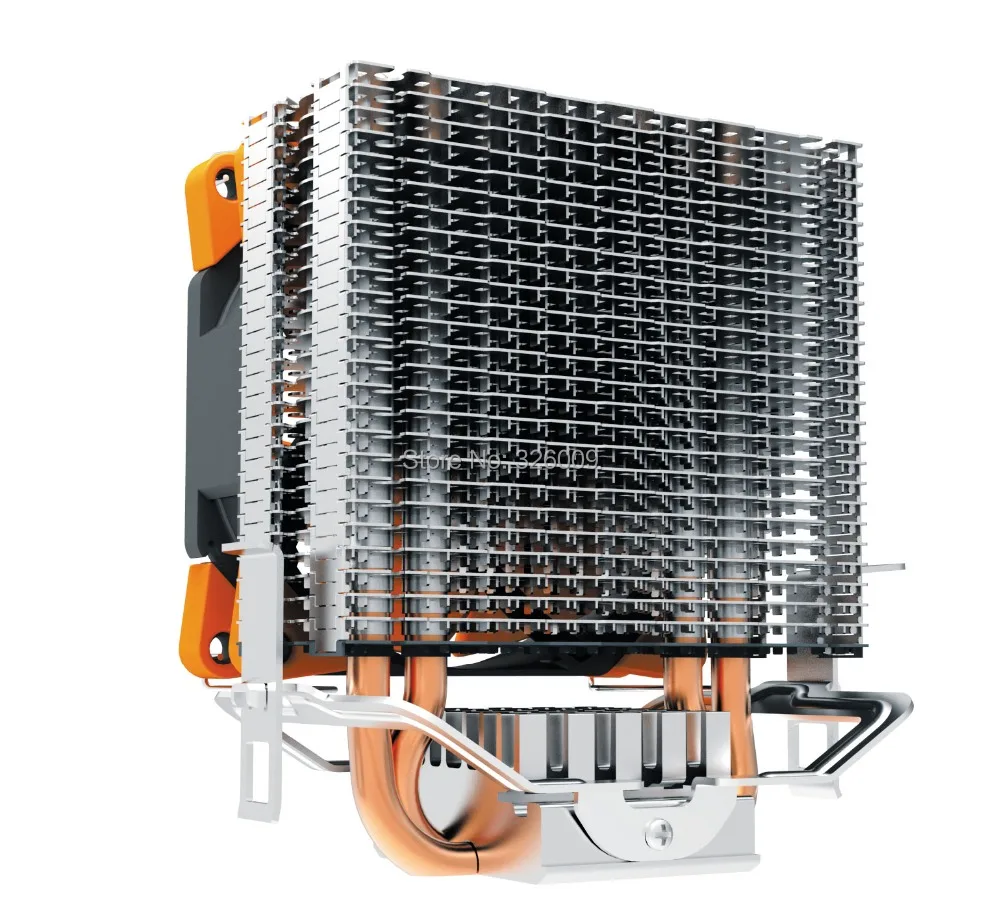 Pccooler S88 4pin 8 سنتيمتر cpu تبريد 2 heatpipe pwm مروحة هادئة ل amd ل إنتل 775 1151 1150 1155 1156 1366 المبرد مروحة التبريد