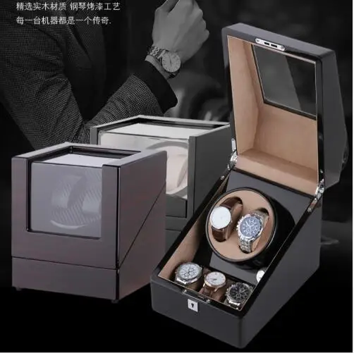 

Mute motor Shaker import movement Automatic mechanical watch winding box Transducer winding swinging table Transparent cover
