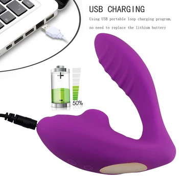 Vagina Sucker Vibrator Oral Sex Suction Clitoris Stimulation Female Masturbation Erotic Sex Toys for Women 2