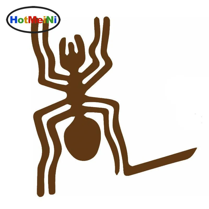 

HotMeiNi Car Sticker Jdm Car Styling Wildlife Insect Peru Nazca Lines Spider Window Bumper Vinyl Decal Tailgate 15*15 cm