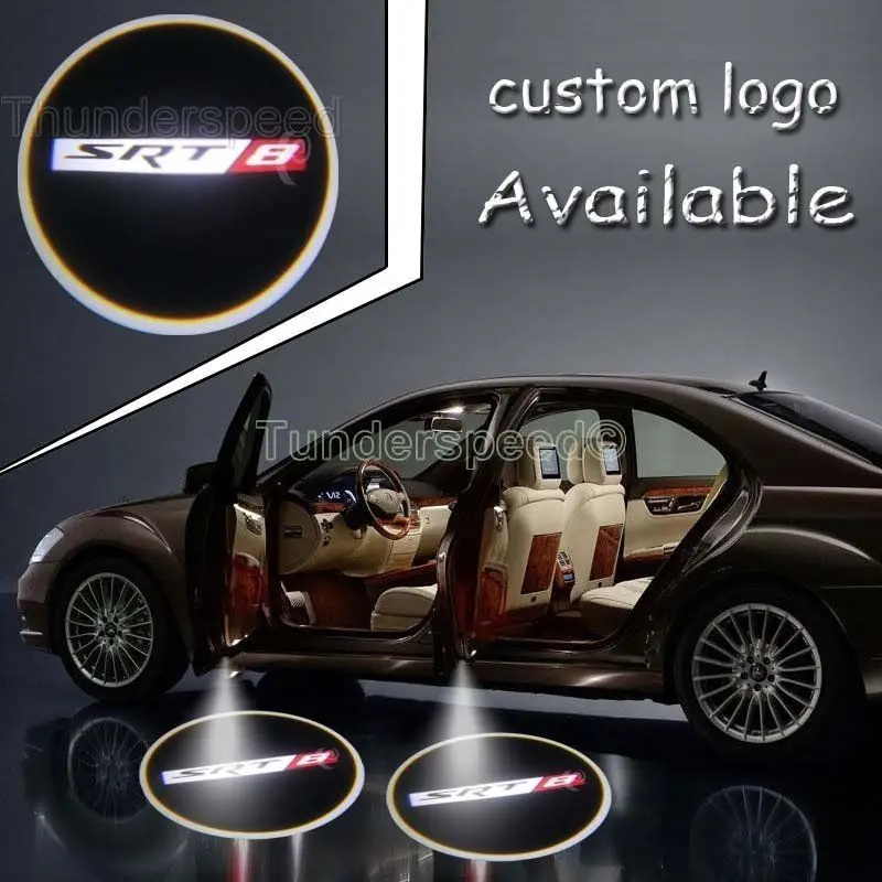 

4x LED Car Door Logo Light Projector Ghost Shadow for Grand Cherokee SRT8 #1197*4
