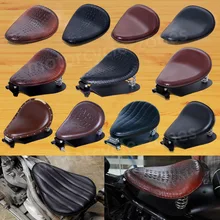Универсальный водительский Solo Seat& Baseplate& " пружины& Кронштейн для Harley Sportster 48 72 Iron XL 883 1200 низкий родстер на заказ