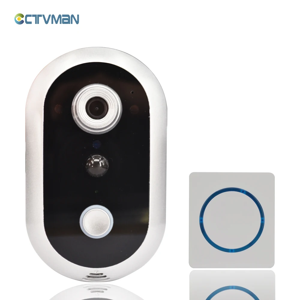 CTVMAN Wireless Doorbell 720P Camera Door Video PIR 8GB SD