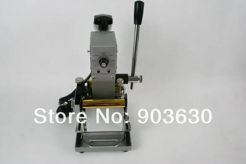 100% NEW MANUAL HOT PRESS FOIL STAMPING MACHINE FOR PVC CARD,HOT FOIL STAMPER PRINTEING MACHINE (220V OR 110V)+2FREE FOIL PAPER